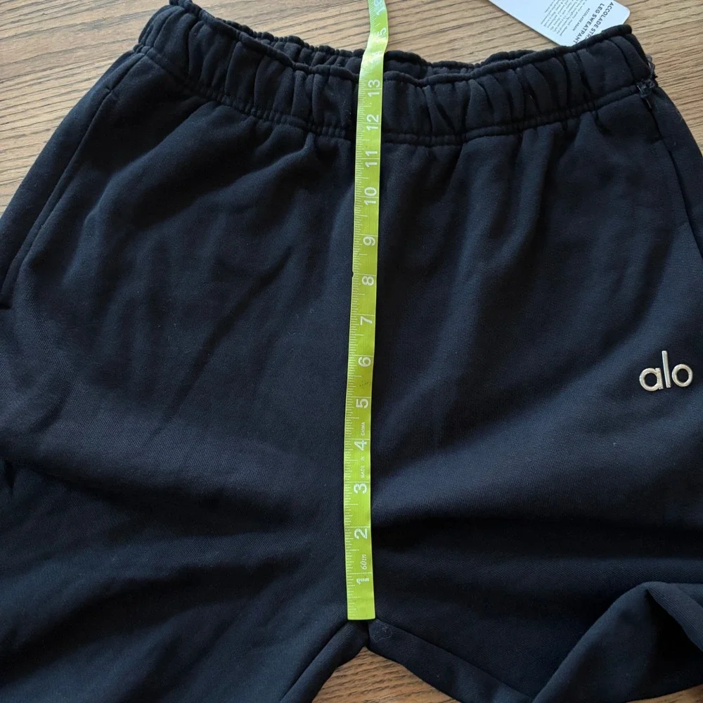 Alo Yoga Accolade Straight Leg Sweatpant Black U5012RG Womens Size S NEW